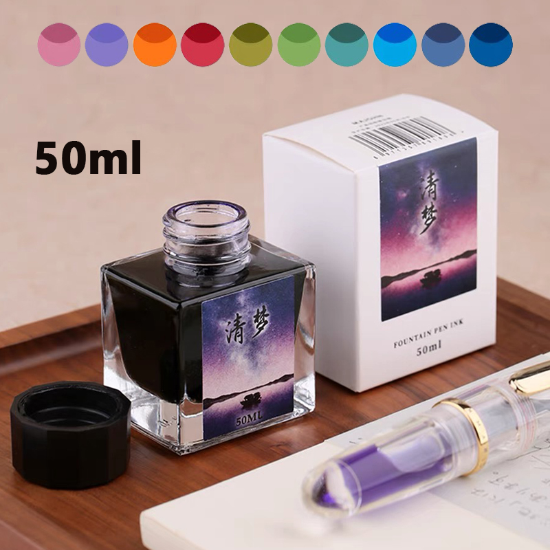 Fountain Pen Bottled Ink - MAJOHN 50ml dolma kalem mürekkep okul