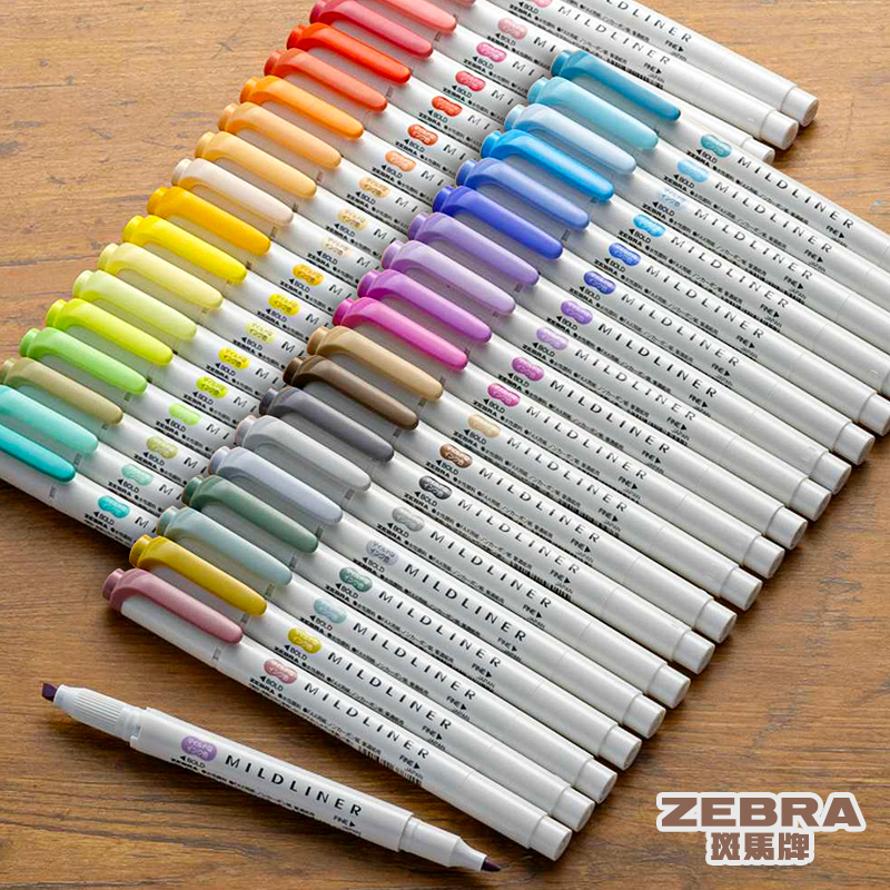 Zebra Pen Mildliner - Zebra Mildliner Fosforlu Kalemler, 5/10/25/35/40 Çeşitli