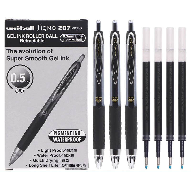 Pentel Pen Energel - uni-ball 61256 Signo Jel 207 Rulo