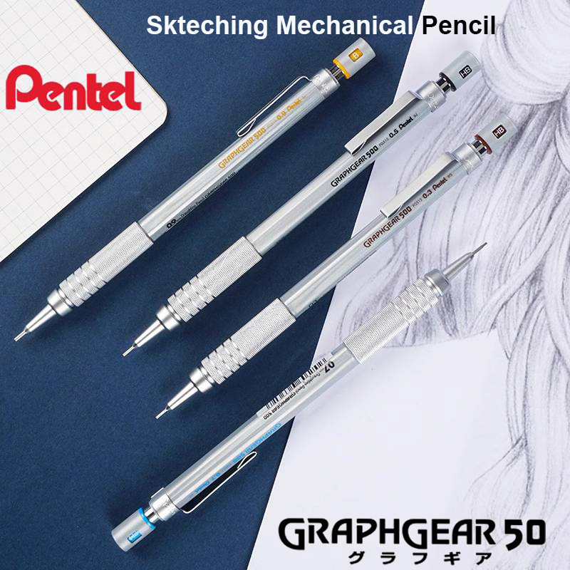 Pentel Pen Graphgear - Pentel Mekanik Kurşun Kalem GraphGear 500