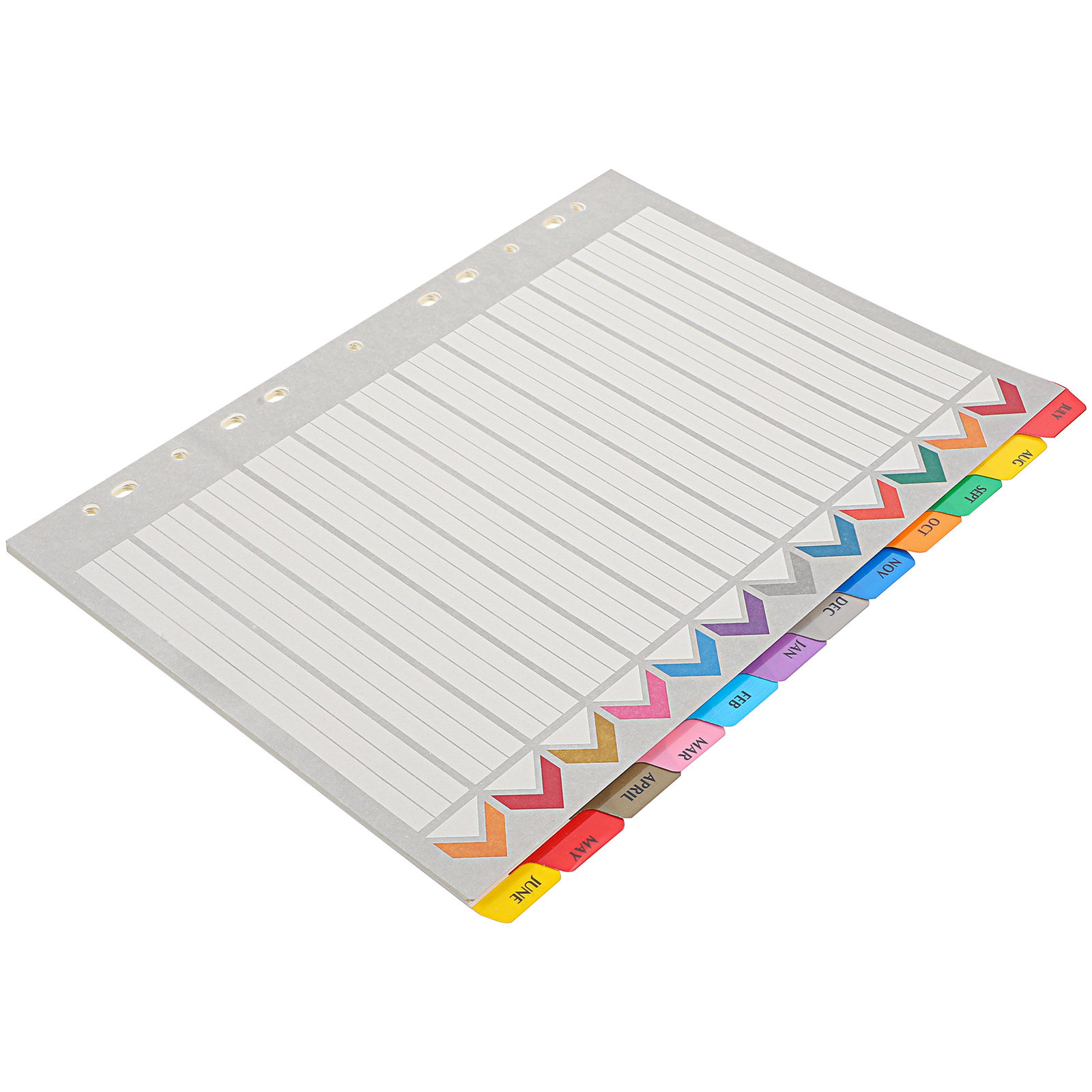 12 Yapraklık Klasör Bölücü Eti - Tab Divider A4 incelemesi ve fiyatı