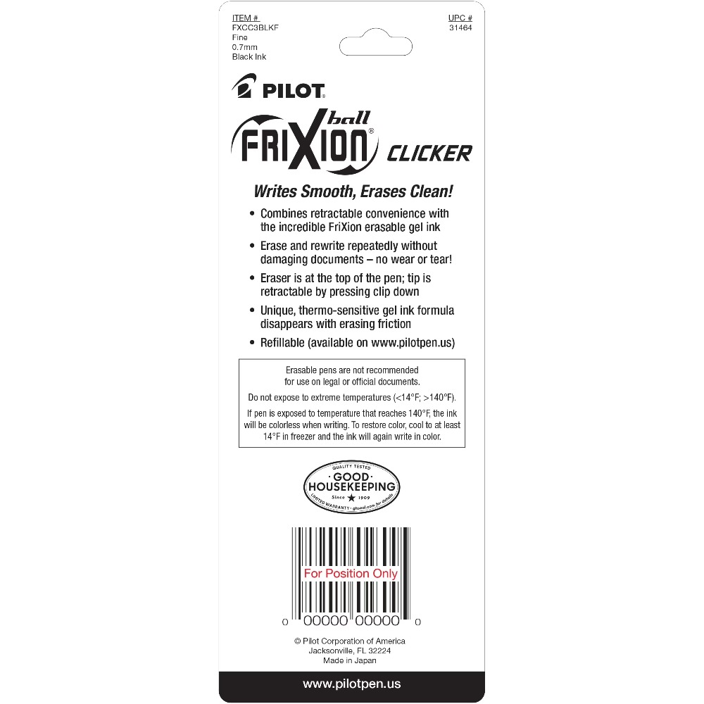 Pilot Frixion Clicker Silinebi - Pilot Pen Frixion incelemesi ve fiyatı