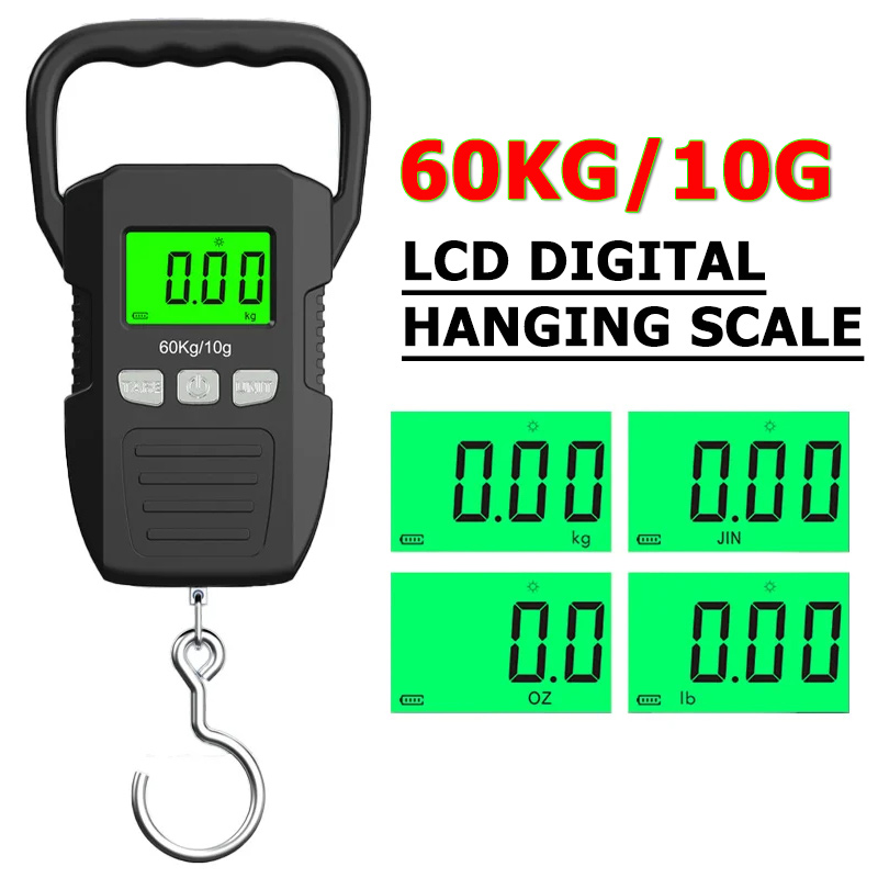 60 kg/10g LCD Dijital Asılı Öl - Tape Dispenser Weighted incelemesi ve fiyatı