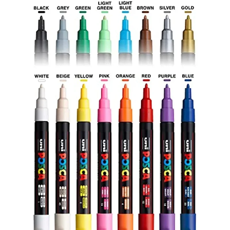 Uni Posca resim kalemi Seti 7/ - Copic Marker Classic incelemesi ve fiyatı