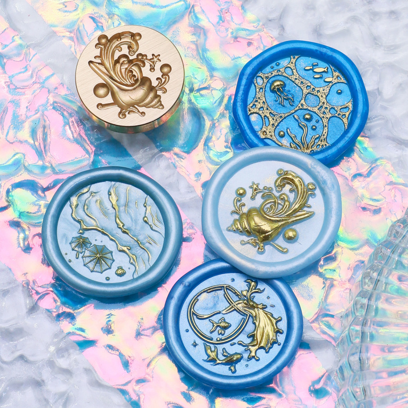 Su Çiçeği Rölyef Serisi Mum Mü - Wax Seal Stamp Set incelemesi ve fiyatı