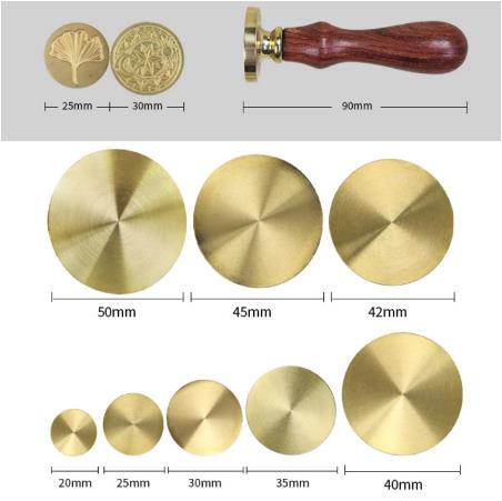 Logonuzu Pirinç Damga Kafası i - Wax Seal Stamp Set incelemesi ve fiyatı