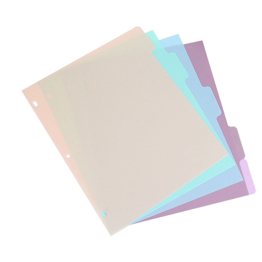 1 Set Buzlu PP A4 Klasör Bölüc - Tab Divider A4 incelemesi ve fiyatı