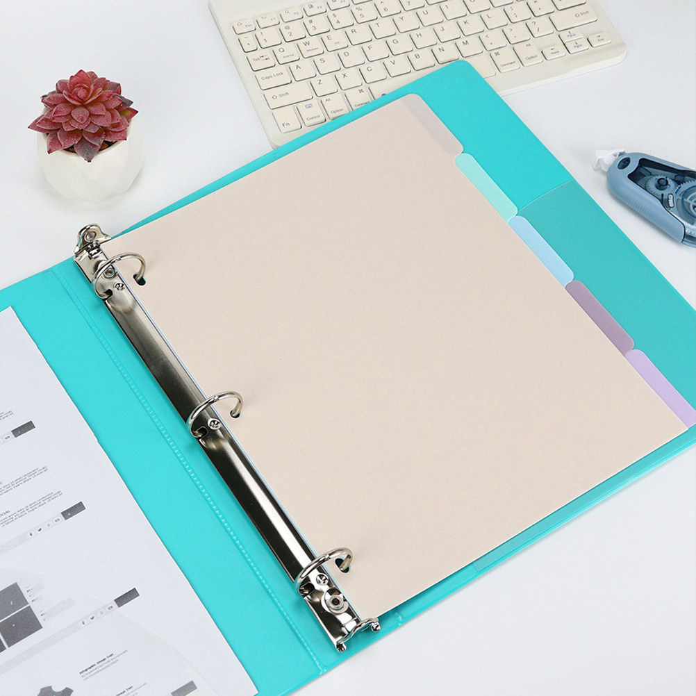 1 Set Buzlu PP A4 Klasör Bölüc - Tab Divider A4 incelemesi ve fiyatı