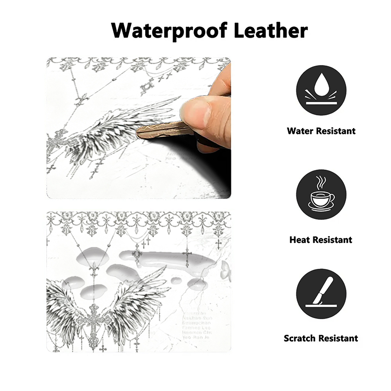Deri Mousepad Siyah Beyaz Anim - Leather Desk Pad incelemesi ve fiyatı